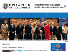 Tablet Screenshot of kofc13141.org